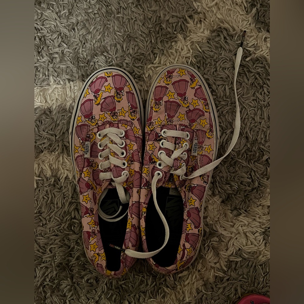 VANS Authentic × Nintendo Princess Peach- Size 8 Women/6.5 Men